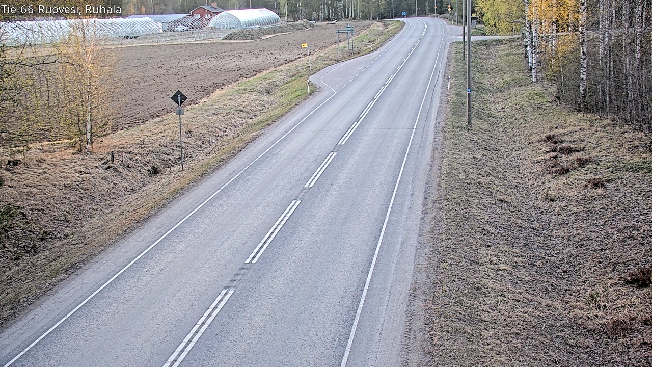 Weather Camera Image Väg 66 Ruovesi, Ruhala, Ruovesi, Pirkanmaa