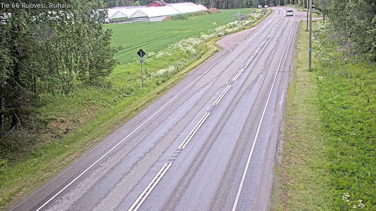 Weather Camera Image Väg 66 Ruovesi, Ruhala, Ruovesi, Pirkanmaa
