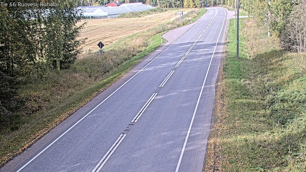 Weather Camera Image Väg 66 Ruovesi, Ruhala, Ruovesi, Pirkanmaa