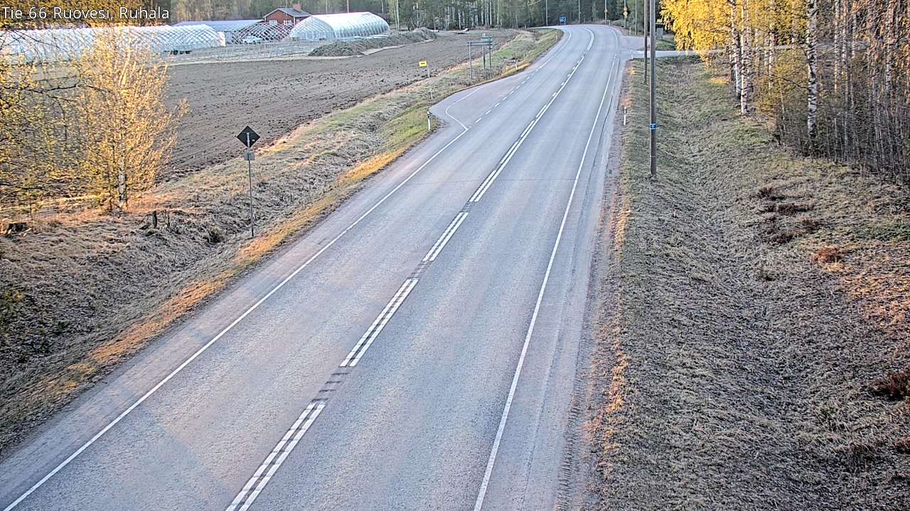 Weather Camera Image Väg 66 Ruovesi, Ruhala, Ruovesi, Pirkanmaa