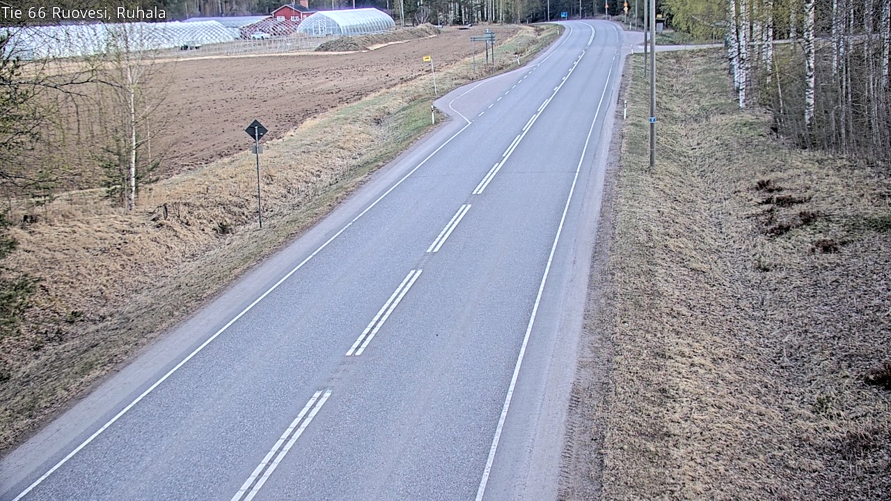 Weather Camera Image Road 66 Ruovesi, Ruhala, Ruovesi, Pirkanmaa
