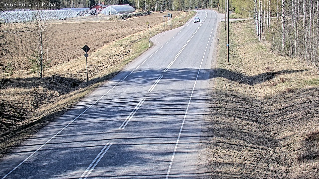 Weather Camera Image Väg 66 Ruovesi, Ruhala, Ruovesi, Pirkanmaa