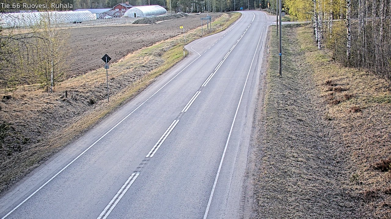 Weather Camera Image Väg 66 Ruovesi, Ruhala, Ruovesi, Pirkanmaa