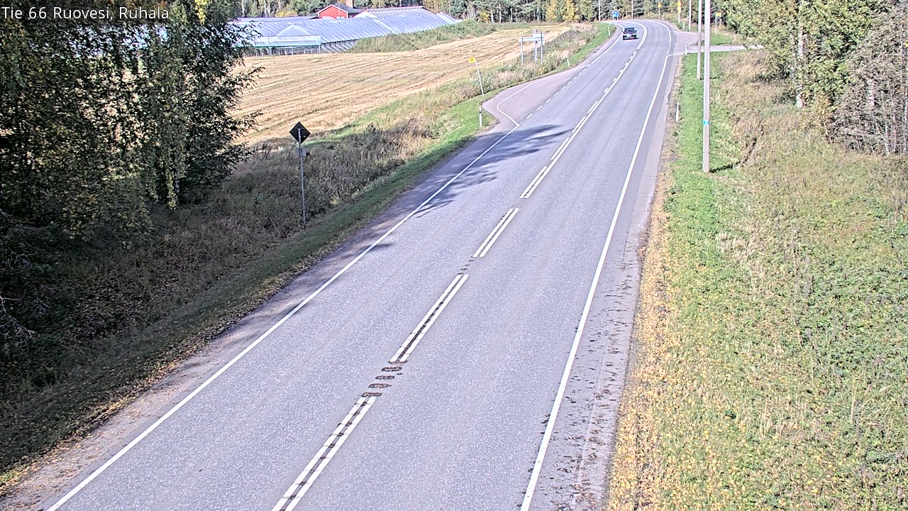 Weather Camera Image Väg 66 Ruovesi, Ruhala, Ruovesi, Pirkanmaa
