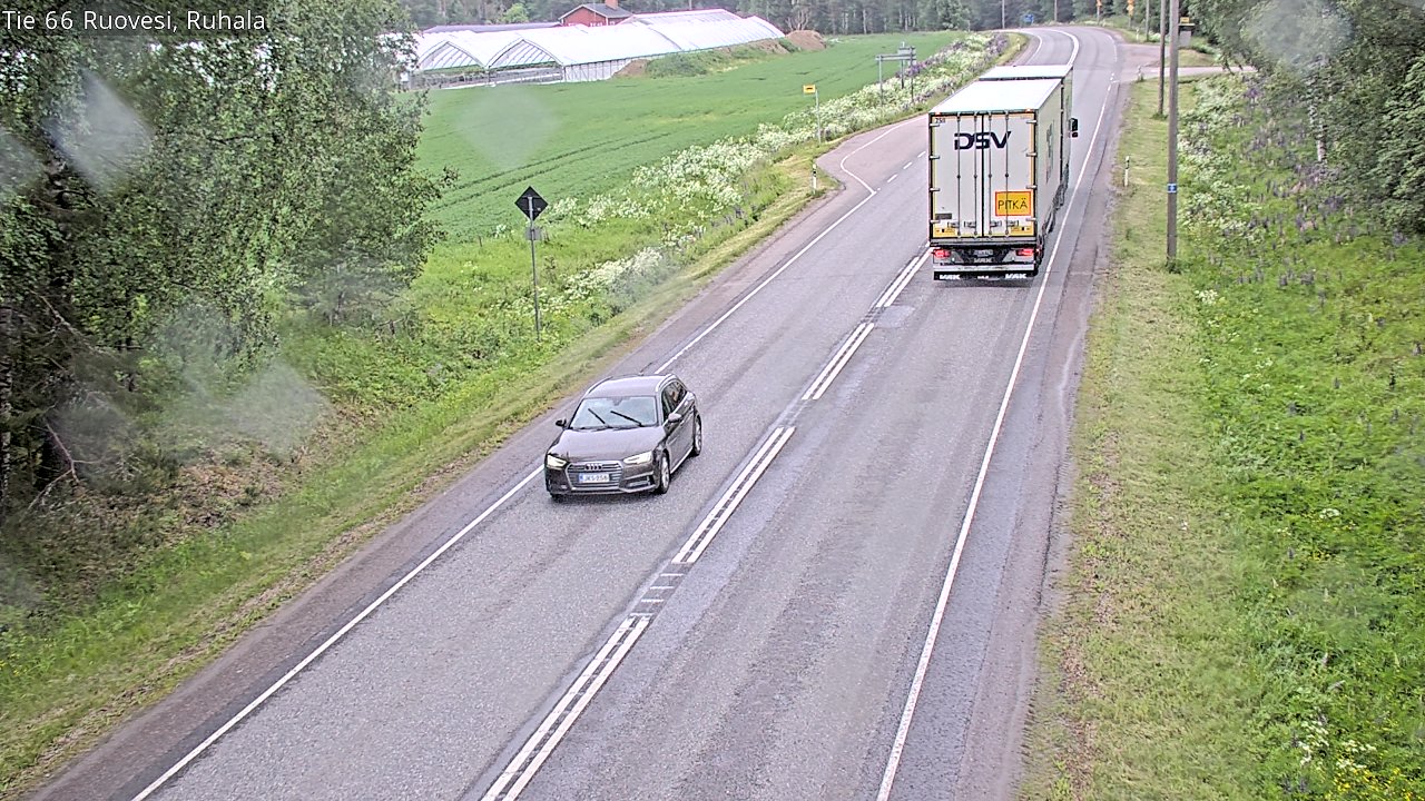 Weather Camera Image Väg 66 Ruovesi, Ruhala, Ruovesi, Pirkanmaa
