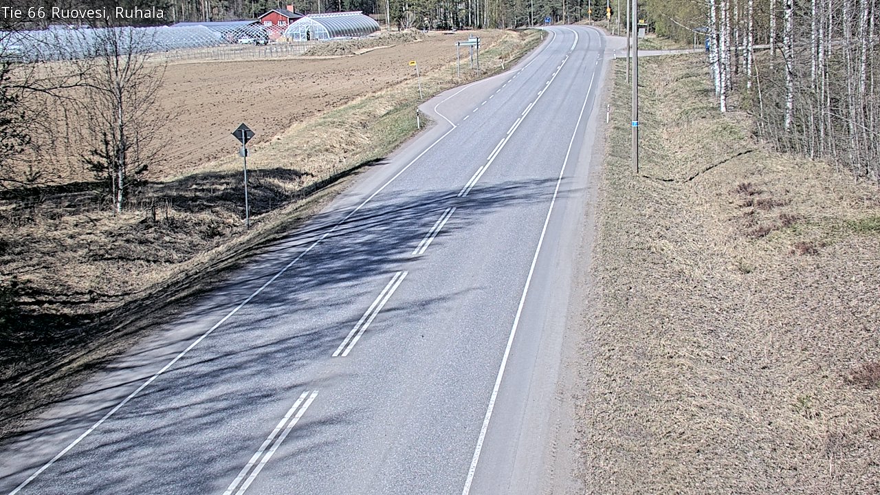 Weather Camera Image Väg 66 Ruovesi, Ruhala, Ruovesi, Pirkanmaa