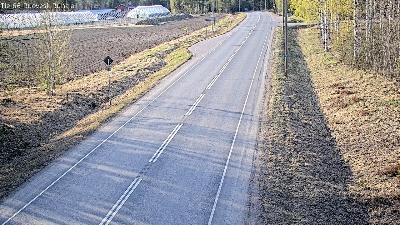 Weather Camera Image Väg 66 Ruovesi, Ruhala, Ruovesi, Pirkanmaa
