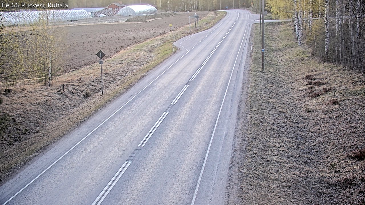 Weather Camera Image Väg 66 Ruovesi, Ruhala, Ruovesi, Pirkanmaa