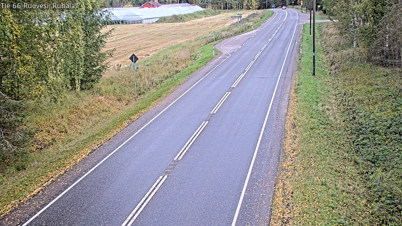 Weather Camera Image Väg 66 Ruovesi, Ruhala, Ruovesi, Pirkanmaa