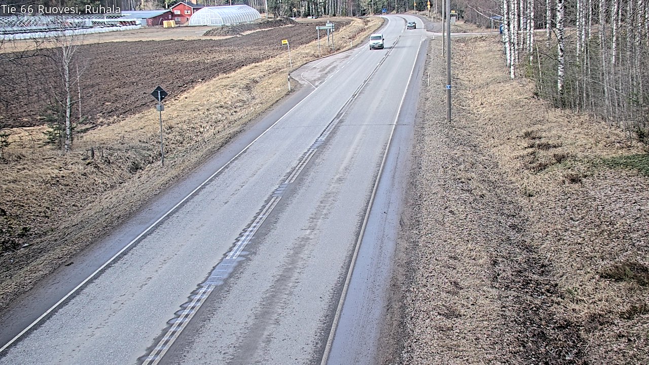 Weather Camera Image Road 66 Ruovesi, Ruhala, Ruovesi, Pirkanmaa