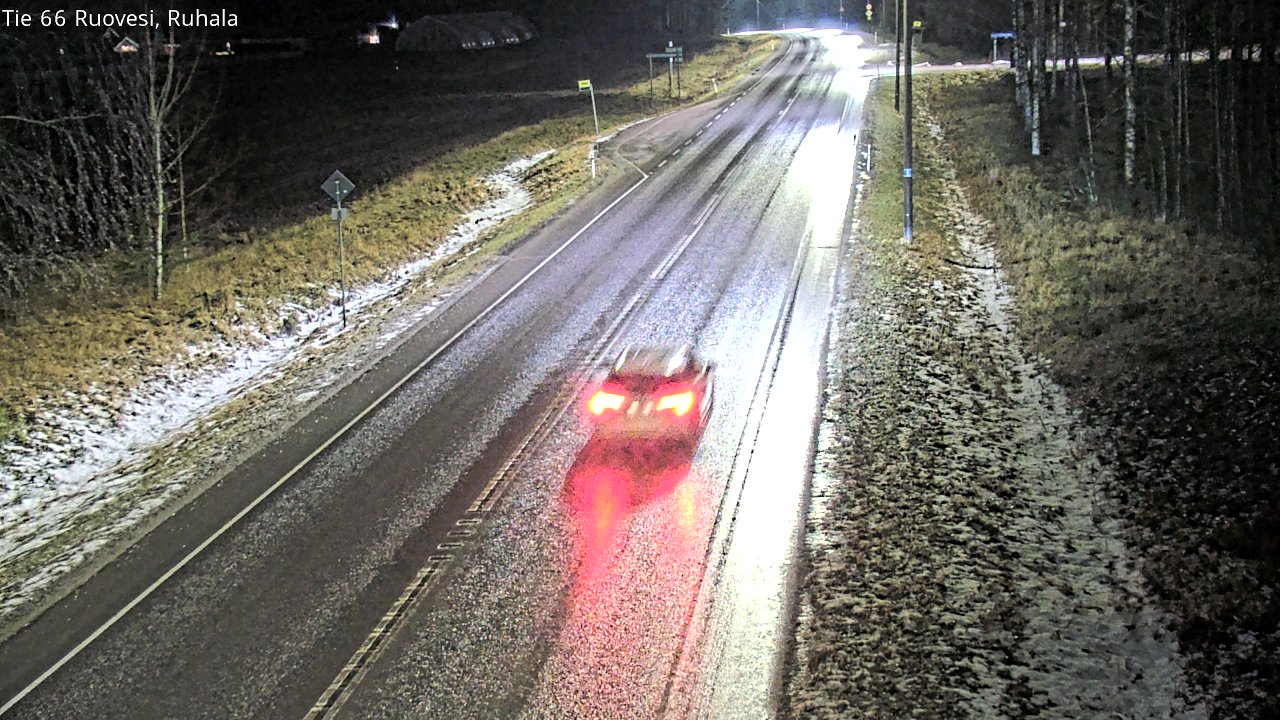 Weather Camera Image Väg 66 Ruovesi, Ruhala, Ruovesi, Pirkanmaa