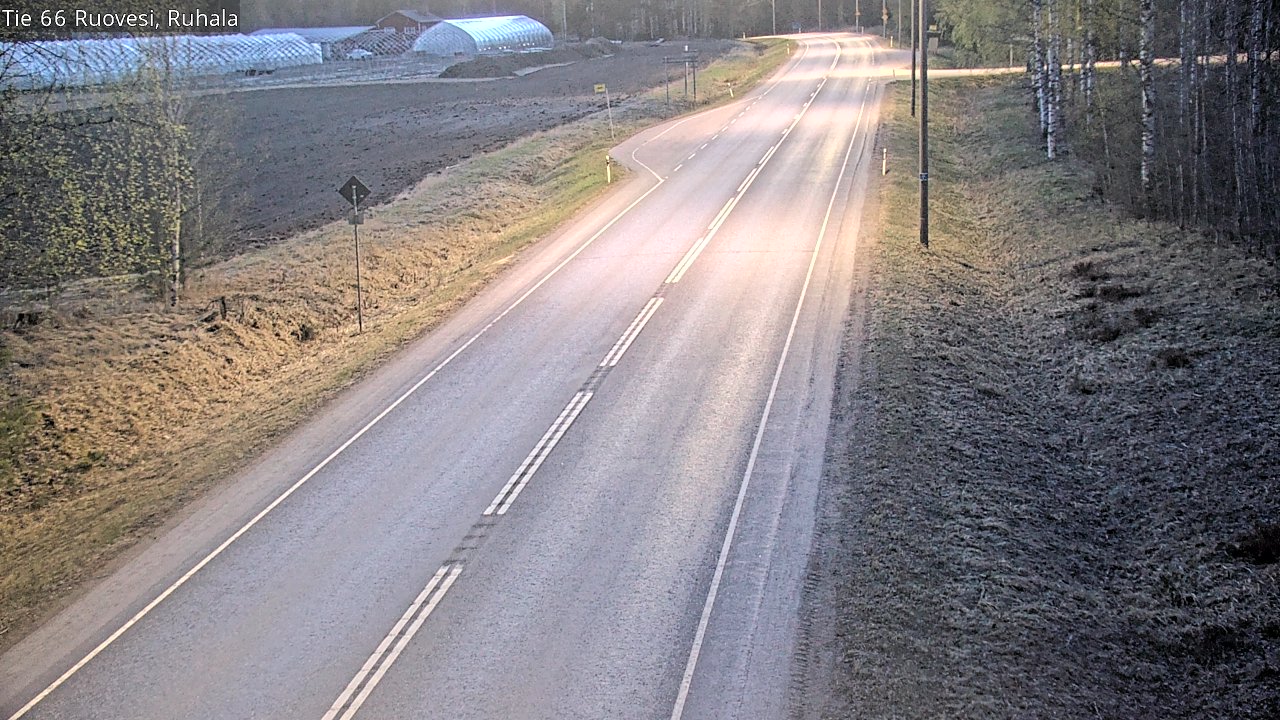 Weather Camera Image Väg 66 Ruovesi, Ruhala, Ruovesi, Pirkanmaa