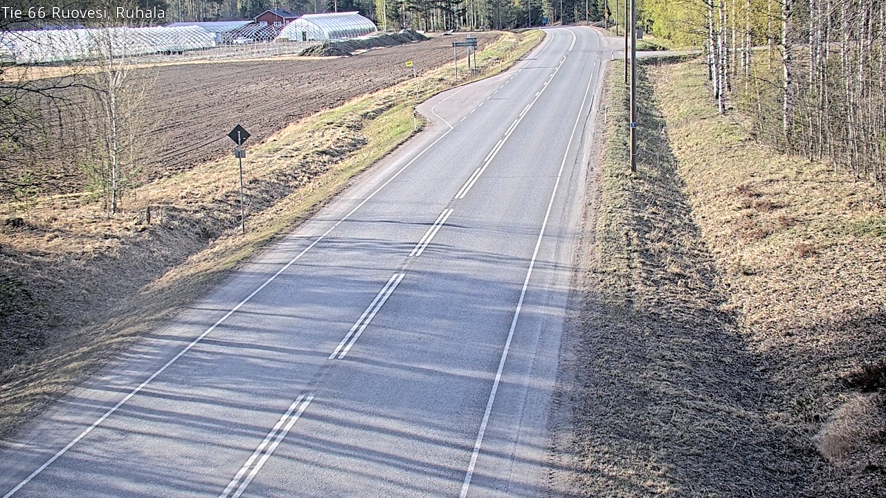 Weather Camera Image Väg 66 Ruovesi, Ruhala, Ruovesi, Pirkanmaa