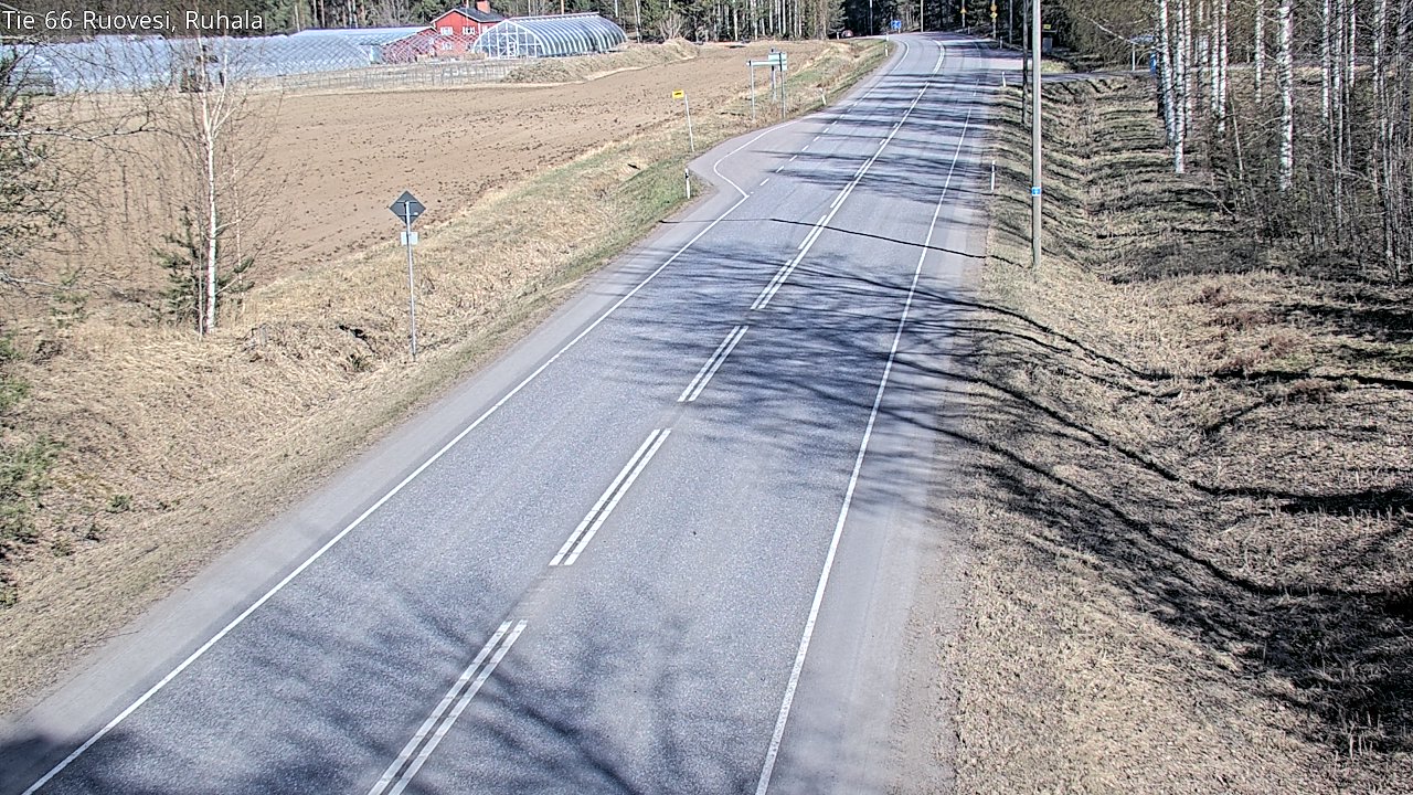Weather Camera Image Väg 66 Ruovesi, Ruhala, Ruovesi, Pirkanmaa