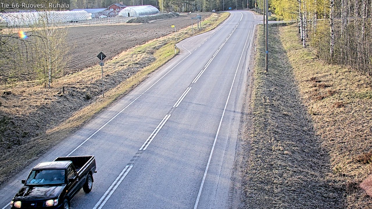 Weather Camera Image Väg 66 Ruovesi, Ruhala, Ruovesi, Pirkanmaa