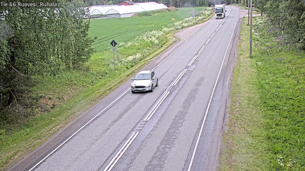 Weather Camera Image Väg 66 Ruovesi, Ruhala, Ruovesi, Pirkanmaa