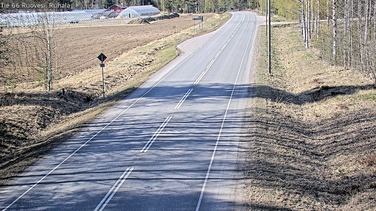Weather Camera Image Väg 66 Ruovesi, Ruhala, Ruovesi, Pirkanmaa