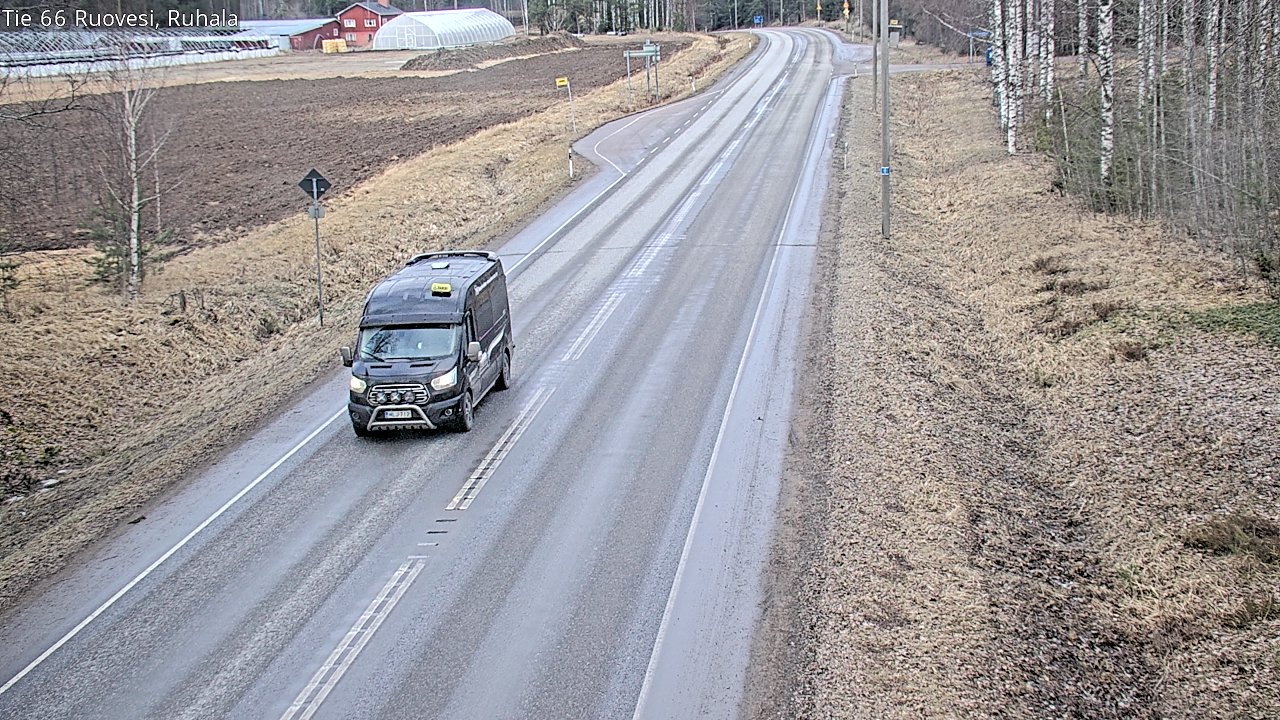 Weather Camera Image Road 66 Ruovesi, Ruhala, Ruovesi, Pirkanmaa