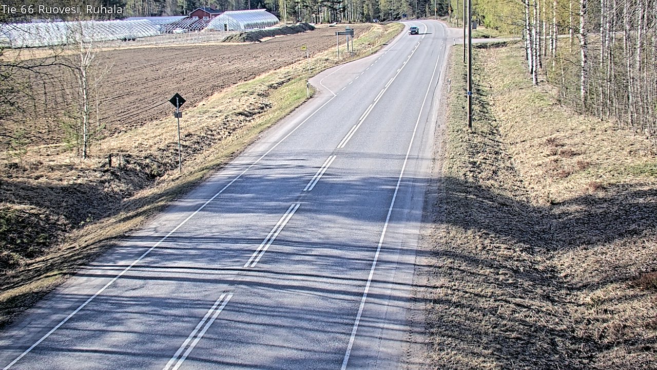 Weather Camera Image Väg 66 Ruovesi, Ruhala, Ruovesi, Pirkanmaa