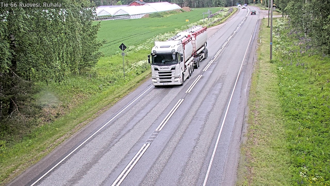 Weather Camera Image Väg 66 Ruovesi, Ruhala, Ruovesi, Pirkanmaa