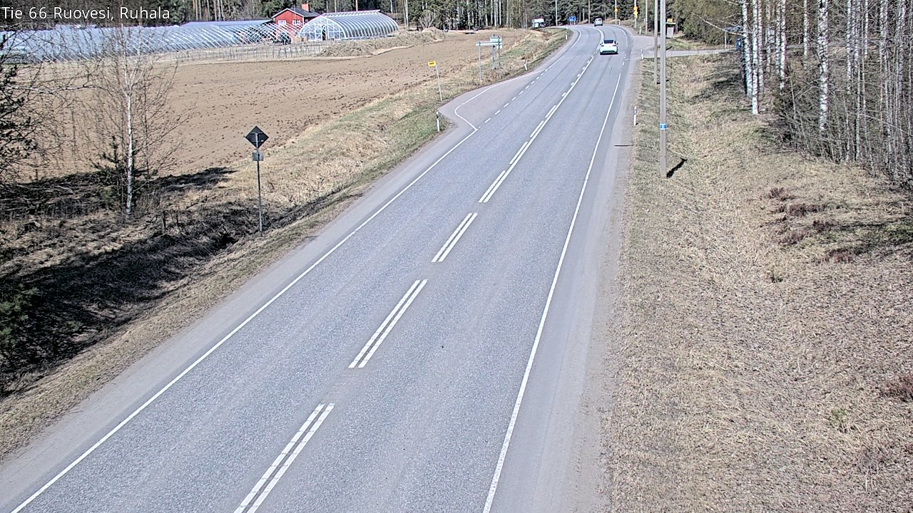 Weather Camera Image Väg 66 Ruovesi, Ruhala, Ruovesi, Pirkanmaa