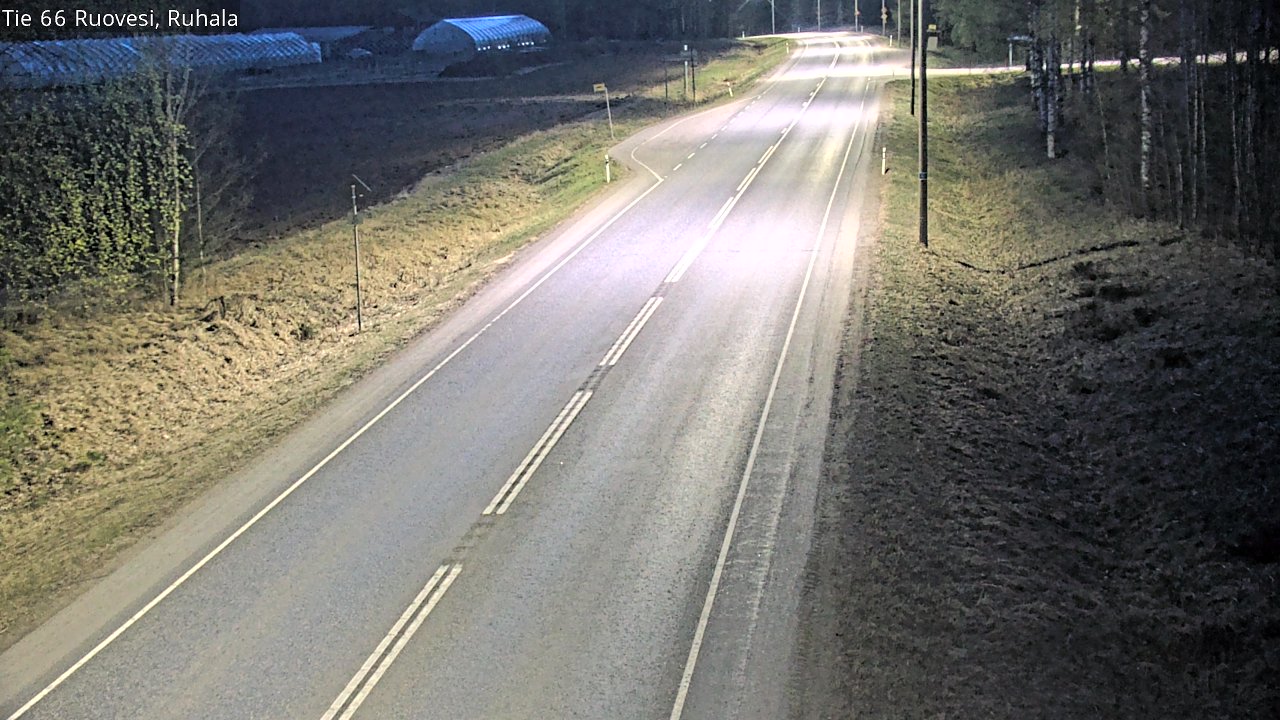 Weather Camera Image Väg 66 Ruovesi, Ruhala, Ruovesi, Pirkanmaa