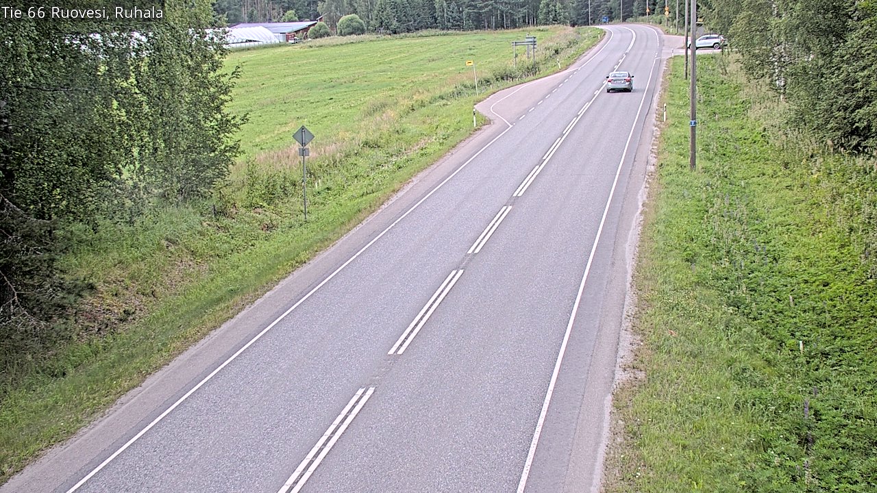 Weather Camera Image Väg 66 Ruovesi, Ruhala, Ruovesi, Pirkanmaa