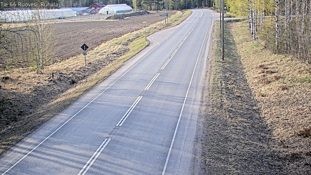 Weather Camera Image Väg 66 Ruovesi, Ruhala, Ruovesi, Pirkanmaa