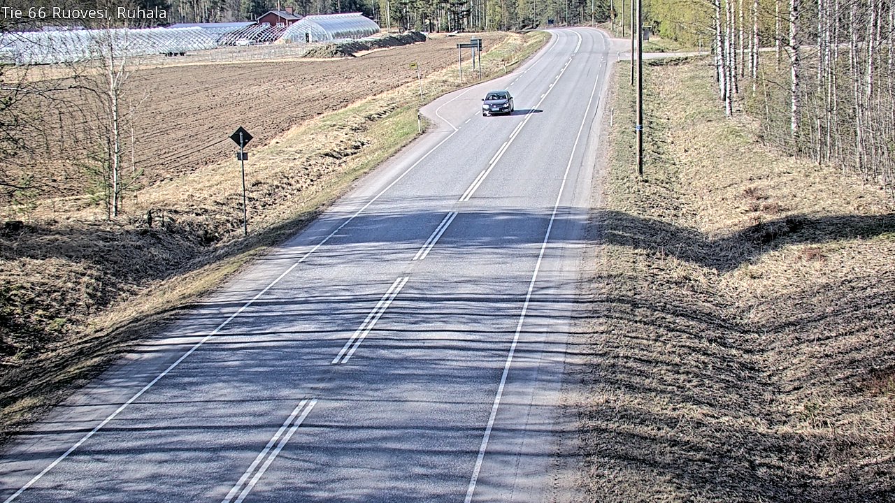 Weather Camera Image Väg 66 Ruovesi, Ruhala, Ruovesi, Pirkanmaa