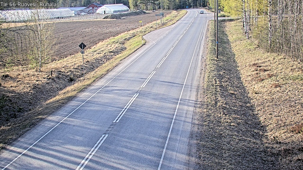 Weather Camera Image Väg 66 Ruovesi, Ruhala, Ruovesi, Pirkanmaa