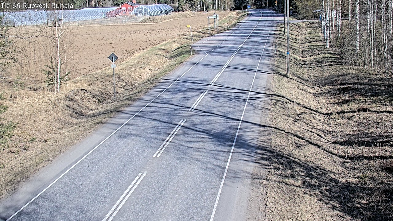 Weather Camera Image Väg 66 Ruovesi, Ruhala, Ruovesi, Pirkanmaa