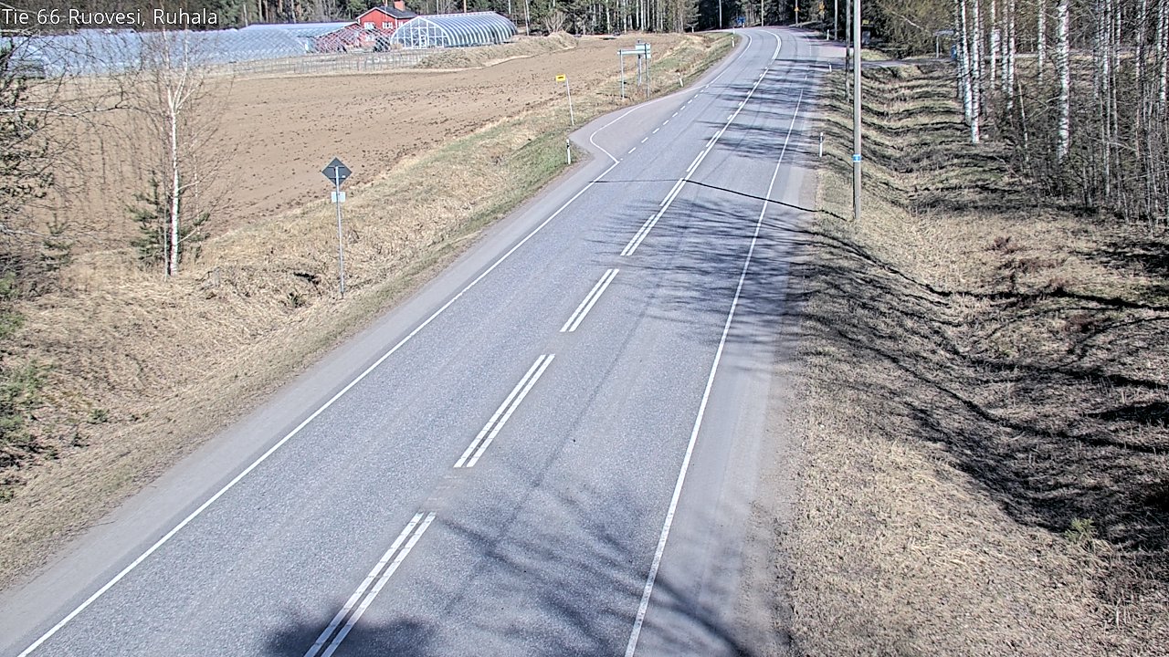 Weather Camera Image Väg 66 Ruovesi, Ruhala, Ruovesi, Pirkanmaa