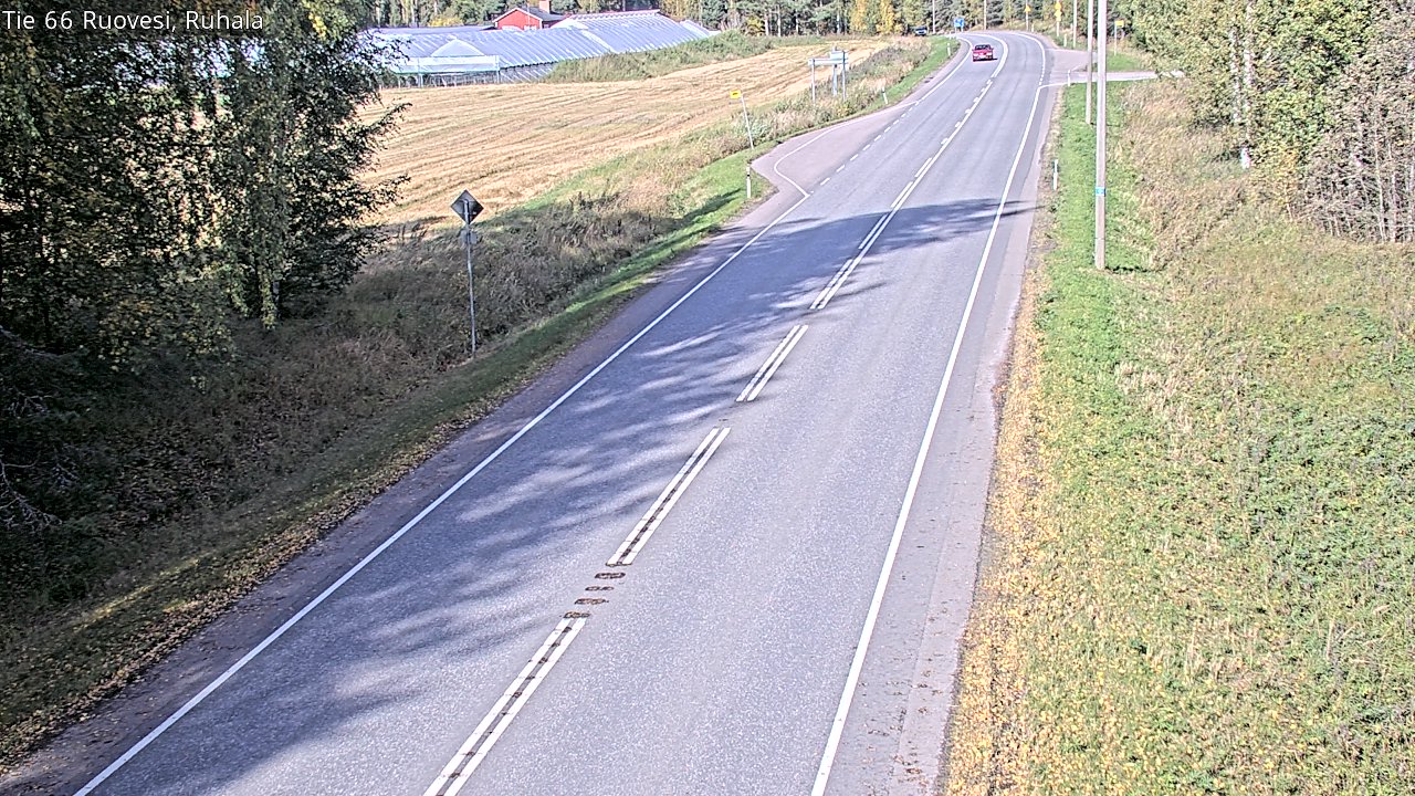 Weather Camera Image Väg 66 Ruovesi, Ruhala, Ruovesi, Pirkanmaa