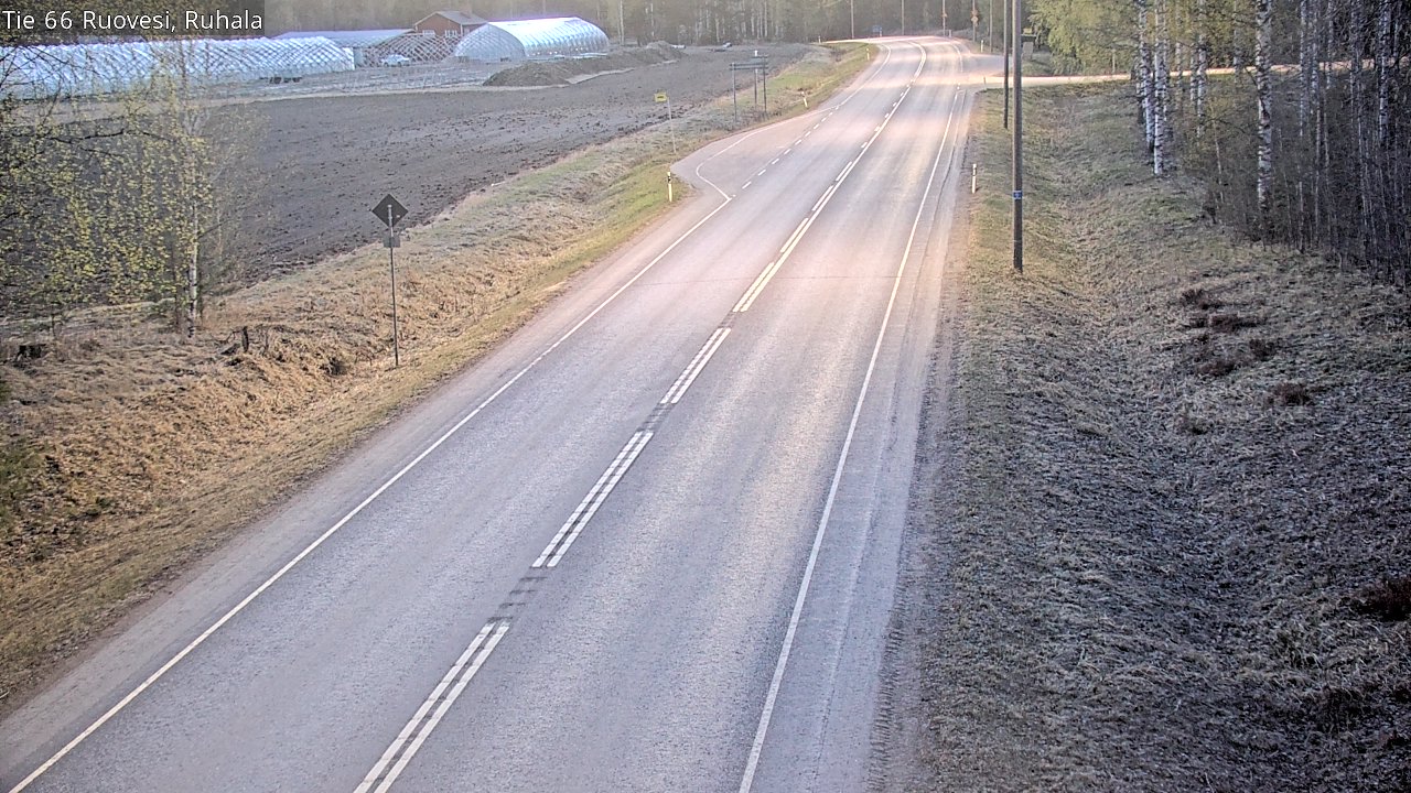 Weather Camera Image Väg 66 Ruovesi, Ruhala, Ruovesi, Pirkanmaa
