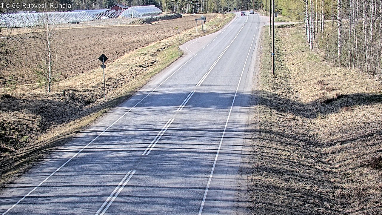 Weather Camera Image Väg 66 Ruovesi, Ruhala, Ruovesi, Pirkanmaa