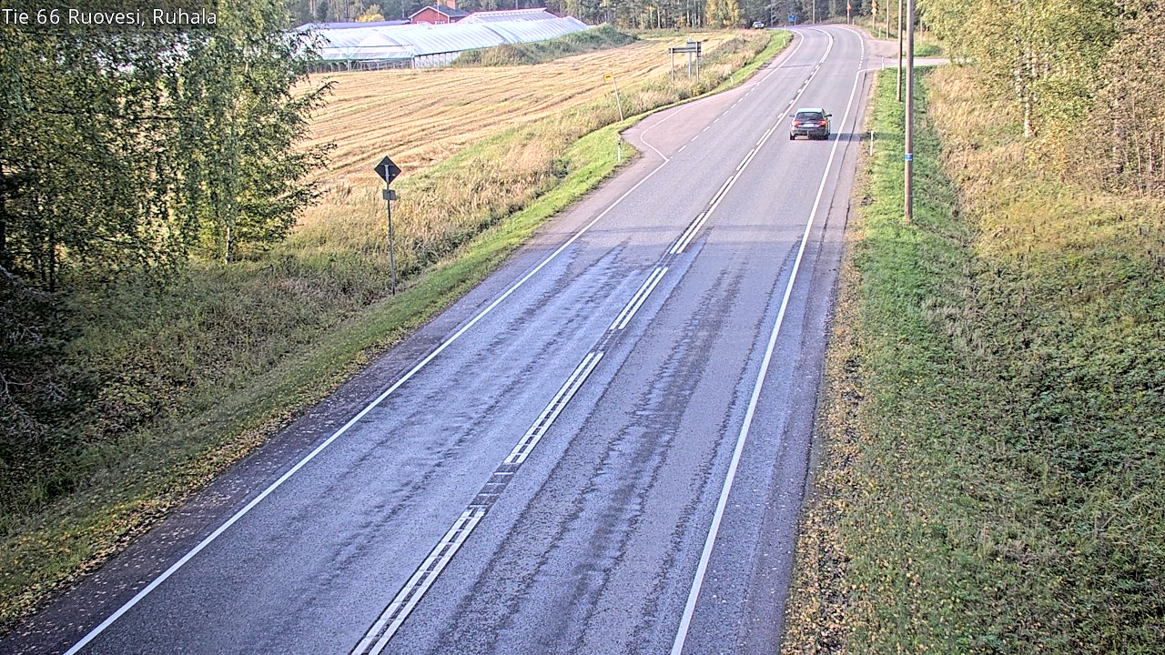 Weather Camera Image Väg 66 Ruovesi, Ruhala, Ruovesi, Pirkanmaa