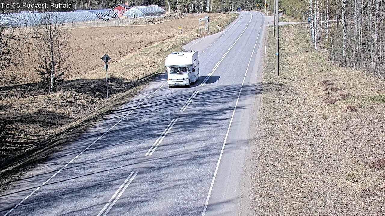 Weather Camera Image Väg 66 Ruovesi, Ruhala, Ruovesi, Pirkanmaa