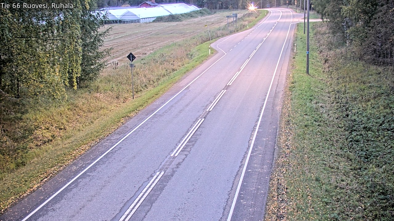 Weather Camera Image Väg 66 Ruovesi, Ruhala, Ruovesi, Pirkanmaa