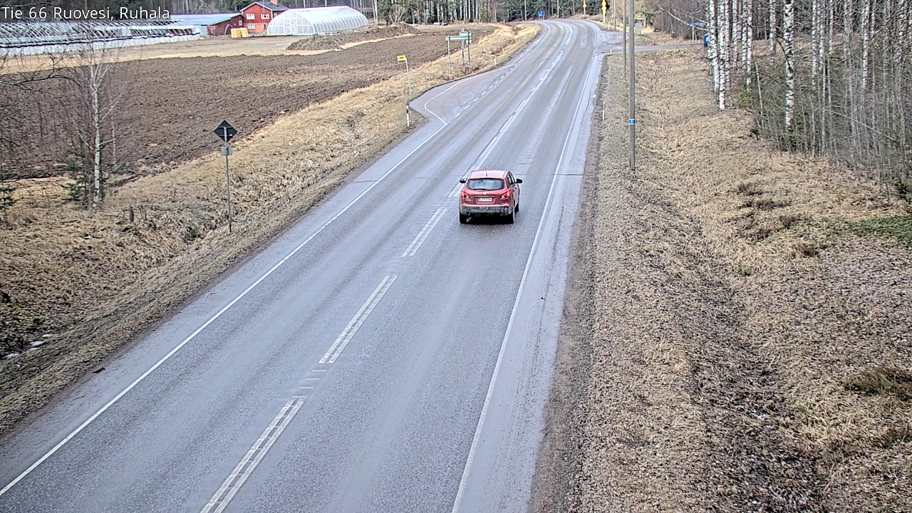 Weather Camera Image Road 66 Ruovesi, Ruhala, Ruovesi, Pirkanmaa