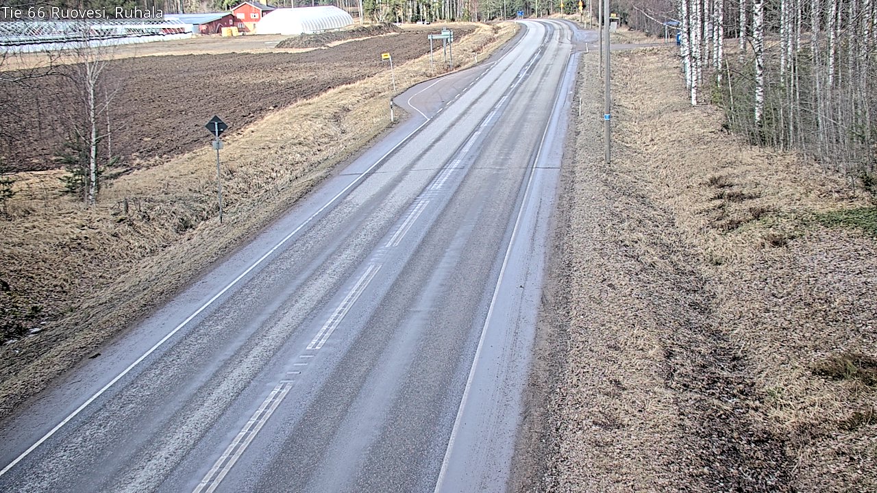 Weather Camera Image Road 66 Ruovesi, Ruhala, Ruovesi, Pirkanmaa