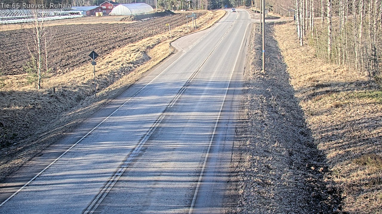 Weather Camera Image Väg 66 Ruovesi, Ruhala, Ruovesi, Pirkanmaa