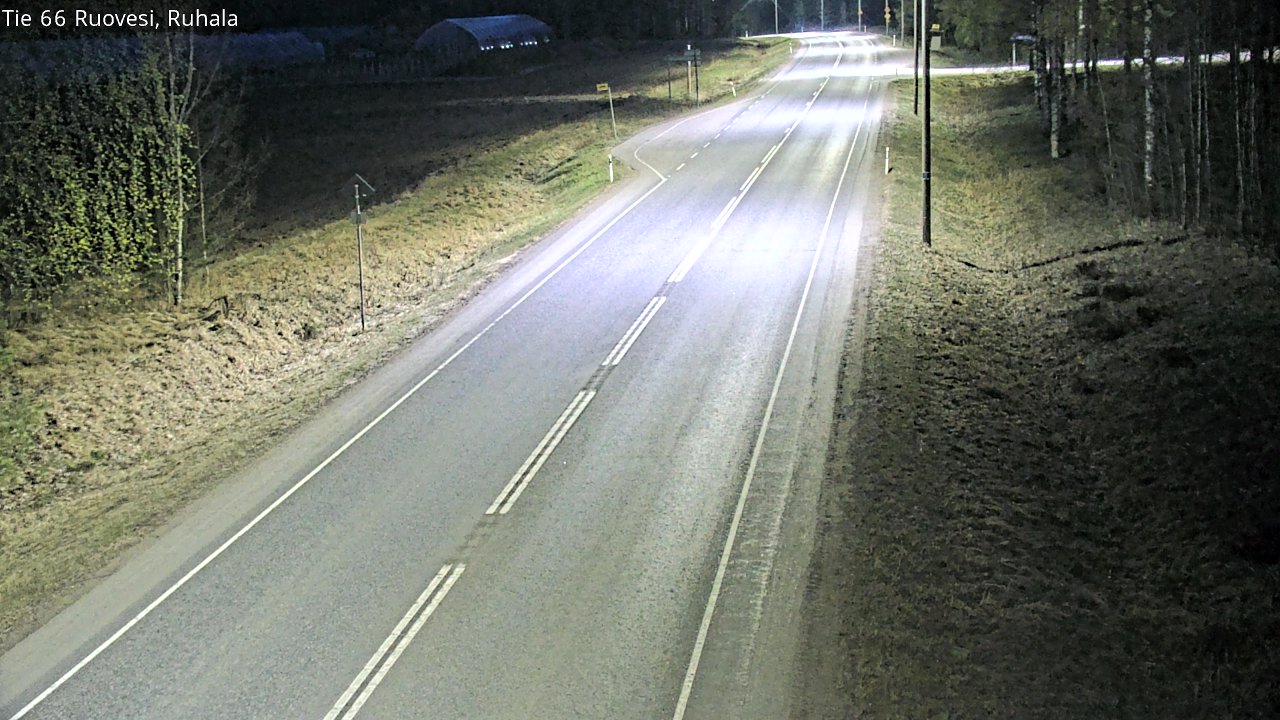 Weather Camera Image Väg 66 Ruovesi, Ruhala, Ruovesi, Pirkanmaa