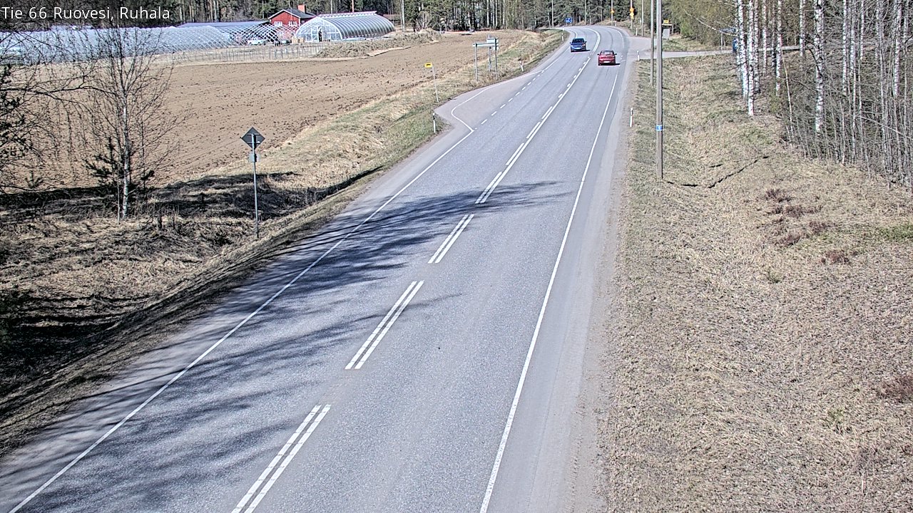 Weather Camera Image Väg 66 Ruovesi, Ruhala, Ruovesi, Pirkanmaa