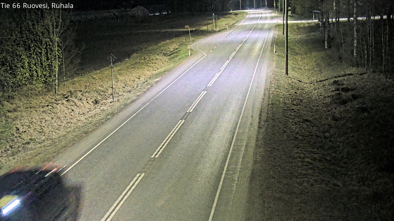 Weather Camera Image Väg 66 Ruovesi, Ruhala, Ruovesi, Pirkanmaa
