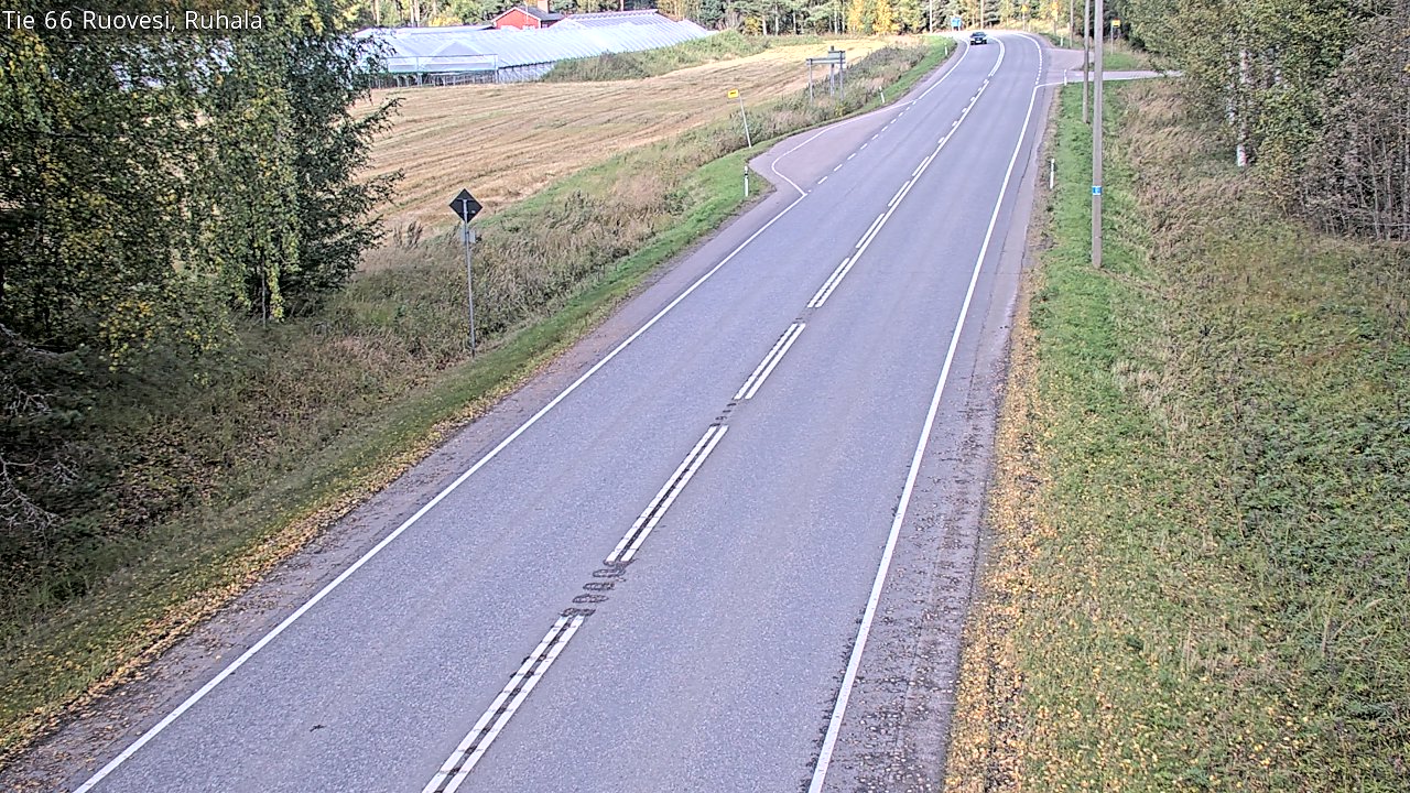 Weather Camera Image Väg 66 Ruovesi, Ruhala, Ruovesi, Pirkanmaa