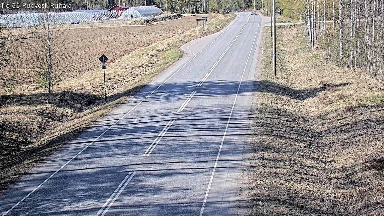 Weather Camera Image Väg 66 Ruovesi, Ruhala, Ruovesi, Pirkanmaa