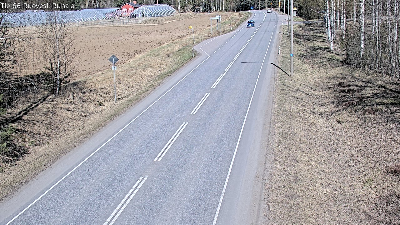 Weather Camera Image Väg 66 Ruovesi, Ruhala, Ruovesi, Pirkanmaa