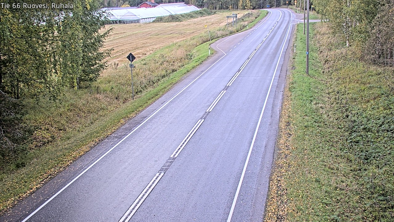 Weather Camera Image Väg 66 Ruovesi, Ruhala, Ruovesi, Pirkanmaa