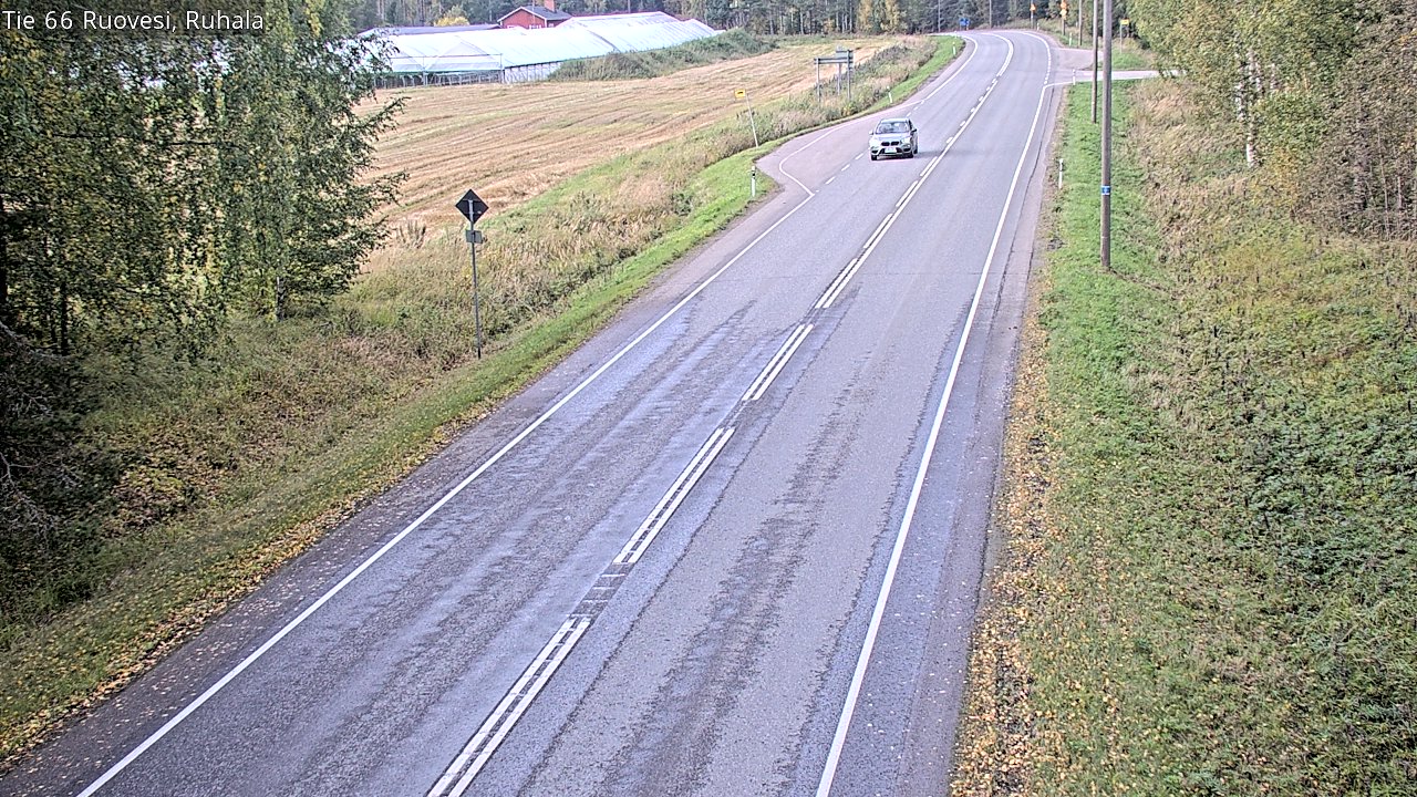 Weather Camera Image Väg 66 Ruovesi, Ruhala, Ruovesi, Pirkanmaa