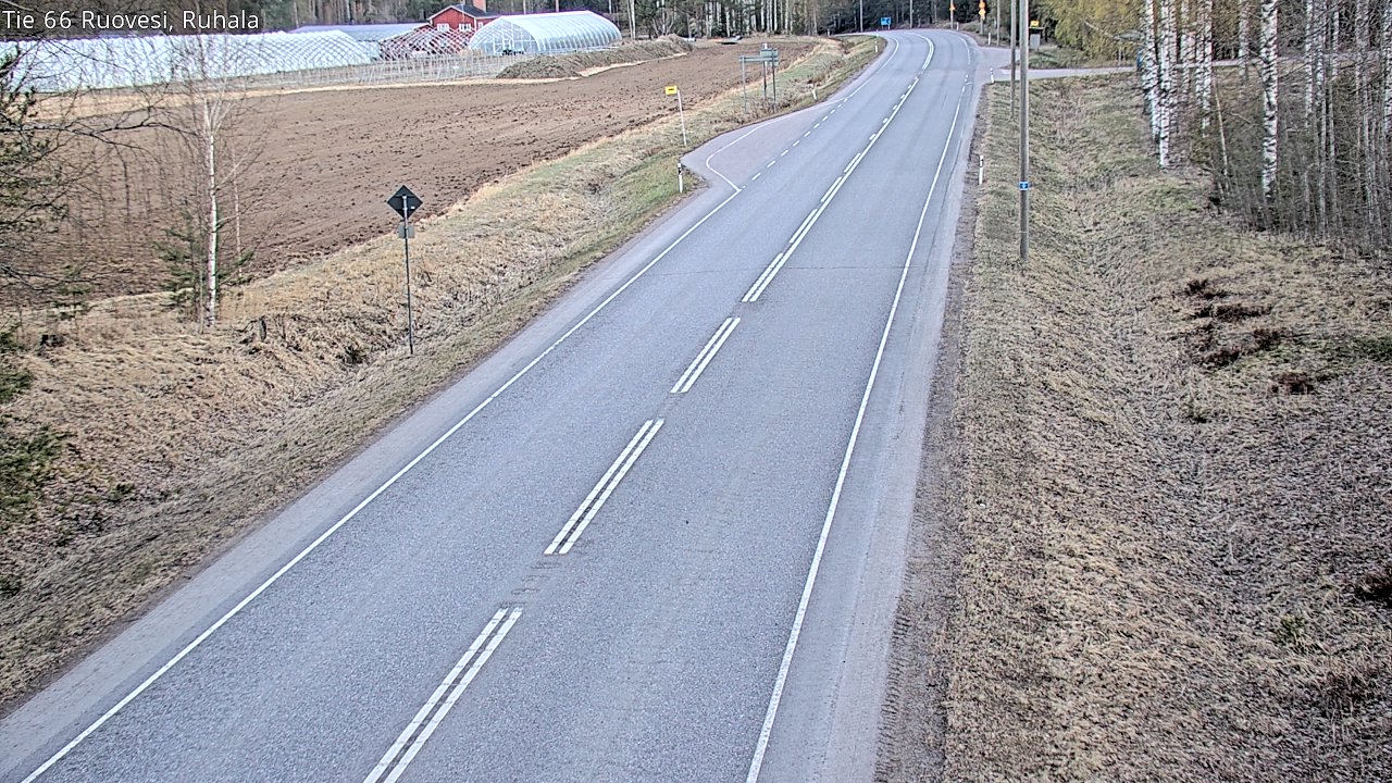 Weather Camera Image Väg 66 Ruovesi, Ruhala, Ruovesi, Pirkanmaa